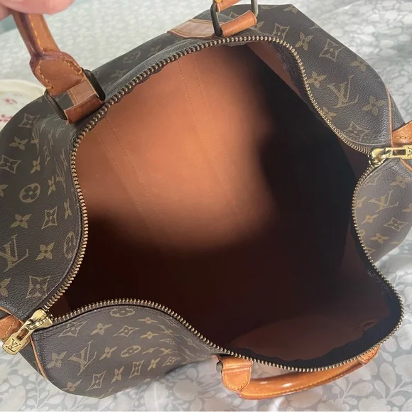 Louis Vuitton Brown Monogram Keepall 45 w/ USC logo - Picture 6 of 10